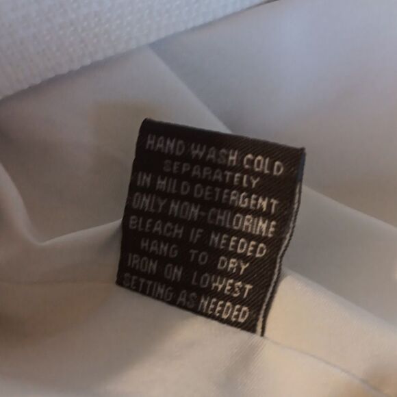 Donna Ricco White Textured Dress. Old Money. - Picture 12 of 13